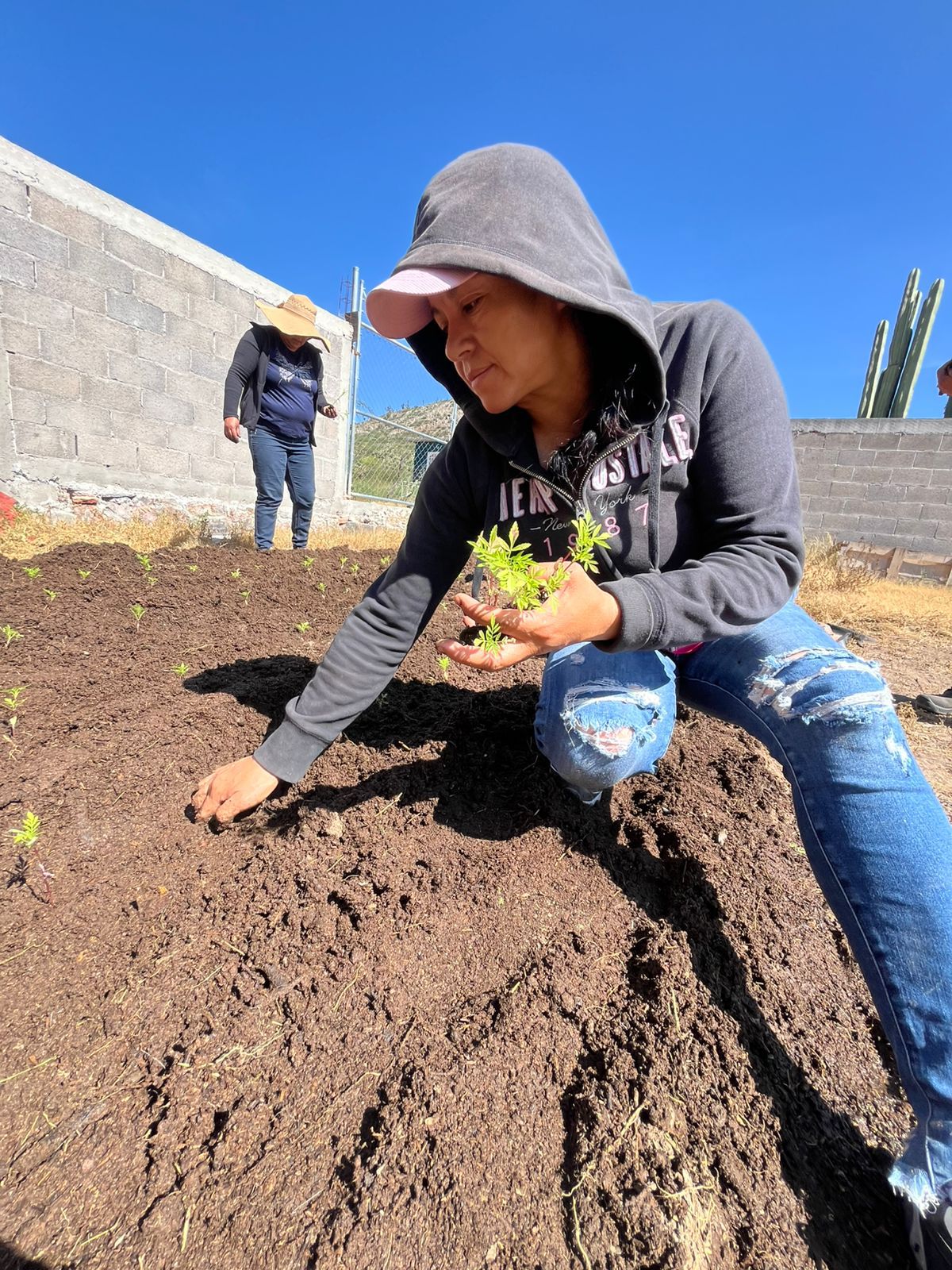 Beneficiarios del programa plantando